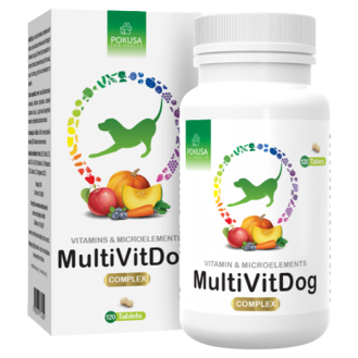 Pokusa GreenLine MultiVit Dog dla psa op. 120 tabletek