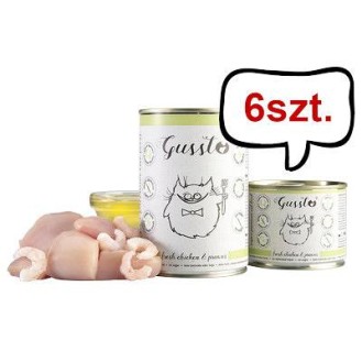 Gussto Fresh Chicken&Prawns Mokra Karma dla kota op. 200g Pakiet 6szt.