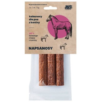 Happy Snacky NAPSANOSY z koniny Przysmaki dla psa op. 3szt.