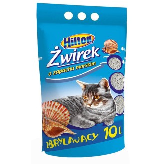 Hilton Żwirek bentonitowy zapach morski dla kota poj. 10l