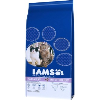 Iams Adult&Senior Multicat Sucha Karma dla kota op. 15kg