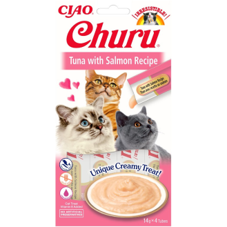 Inaba Ciao Churu Tuna&Salmon Przysmak dla kota op. 4x14g