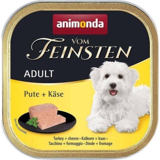 Animonda vom Feinsten Adult Indyk z serem (pute&kase) Mokra Karma dla psa op. 150g