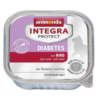 Animonda Integra Protect Diabetes z wołowiną (rind) Mokra Karma dla kota op. 100g
