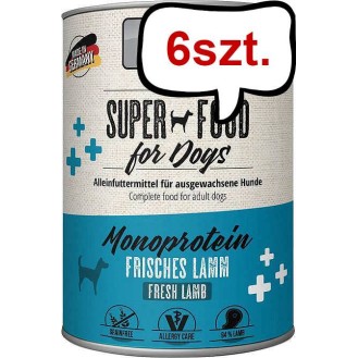 Mac's Adult Superfood Monoprotein Jagnięcina Mokra Karma dla psa op. 800g Pakiet 6szt.