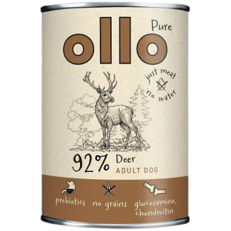 Ollo Pure Deer Mokra Karma dla psa op. 850g