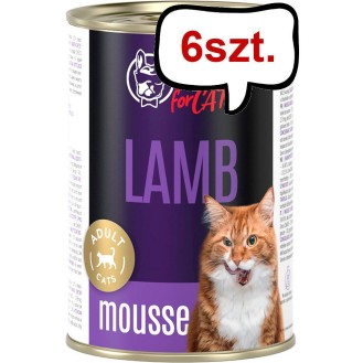 John Dog Adult Lamb Mousse Mokra Karma dla kota op. 400g Pakiet 6szt.