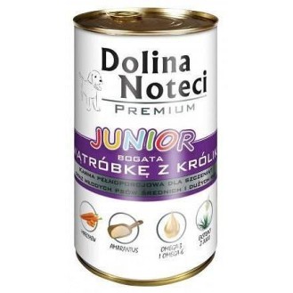 Dolina Noteci Premium Junior Wątróbka z królika Mokra Karma dla szczeniaka op. 400g