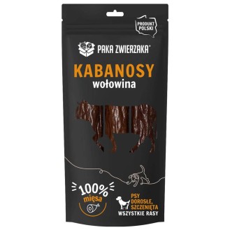 Paka Zwierzaka Kabanosy wołowina dla psa op. 3szt.