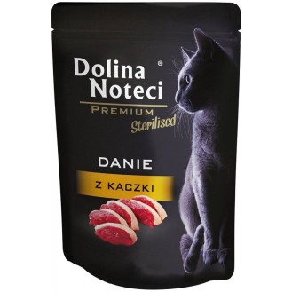 Dolina Noteci Premium Sterilised Danie z kaczki Mokra Karma dla kota op. 10x85g
