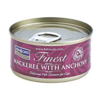 Fish4Cats Makrela z Anchois Mokra Karma dla kota op. 70g