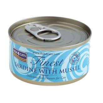 Fish4Cats Sardynka z Omułkiem Mokra Karma dla kota op. 70g