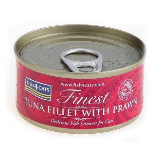 Fish4Cats Tuńczyk z Krewetkami Mokra Karma dla kota op. 70g