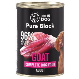 John Dog Pure Black Adult Goat Mokra Karma dla psa op. 400g