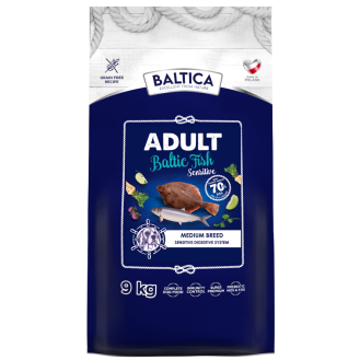 Baltica Excellent Sensitive Adult Medium Baltic Fish Sucha Karma dla psa op. 9kg