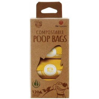 Toby's Kompostowalne woreczki na ekskrementy Poop Bags op. 8x15szt. nr kat. TC20005
