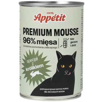 Comfy Appetit Premium Mousse z Królikiem Mokra karma dla kota 400g