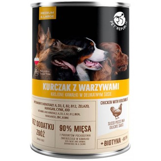 Pet Republic Adult Kurczak z warzywami Mokra Karma dla psa op. 1250g