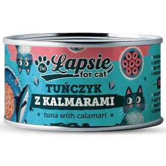 Łapsie for Cat Adult Tuńczyk z kalmarami Mokra karma dla kota. op. 80g