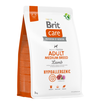 Brit Care Hypoallergenic Adult Medium Breed Lamb Sucha Karma dla psa op. 3kg