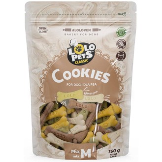 LoLo Pets Ciastka MIX smaków dla psa rozm. M op. 350g nr kat. 80801