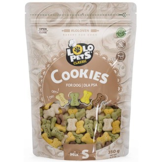 LoLo Pets Ciastka MIX smaków dla psa rozm. S op. 350g nr kat. 80800