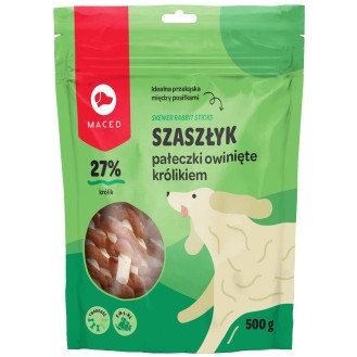 Maced Przysmak Pałeczki wołowe z królikiem dla psa op. 500g