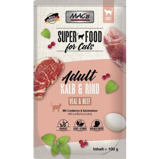 Mac's Adult Cielęcina z wołowiną Mokra Karma dla kota op. 100g