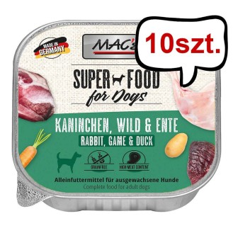 Mac's Adult Królik z dziczyzną i kaczką Mokra Karma dla psa op. 150g Pakiet 10szt.
