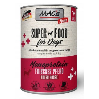 Mac's Adult Superfood Monoprotein Konina Mokra Karma dla psa op. 400g