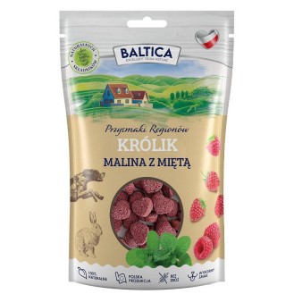 Baltica Przysmaki Regionów Królik Malina z miętą dla psa op. 100g
