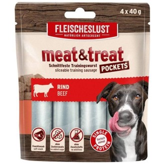 MeatLove Meat&Treat Beef Przysmak dla psa op. 4x40g