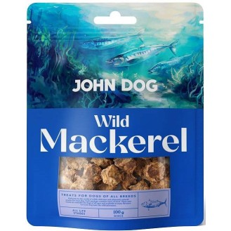 John Dog Wild Fish Mackrel przysmak z suszoną makrelą dla psa 100g