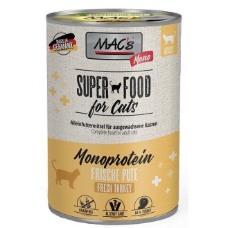 Mac's Monoprotein Indyk Mokra Karma dla kota op. 400g
