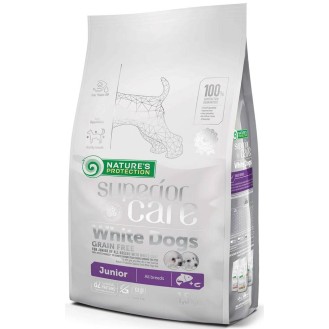 Nature's Protection Superior Care Junior Salmon Sucha Karma dla szczeniaka op. 1.5kg + Karma Mokra 3x85g GRATIS