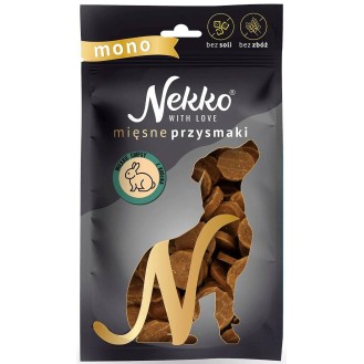 Nekko Przysmak Miękkie Chipsy z królika dla psa op. 80g