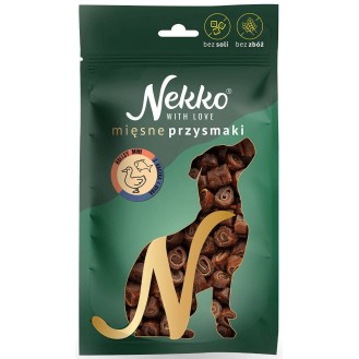 Nekko Przysmak Mini Rollsy kaczką i rybą dla psa op. 80g