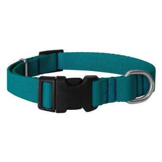 Chaba Obroża regulowana gładka dla psa rozm. 31-53cm kolor morski