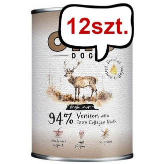 Ollo Plus Kolagen Venison Mokra Karma dla psa op. 400g Pakiet 12szt.