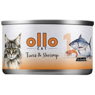 Ollo Cat Tuna&Shrimp Mokra Karma dla kota op. 2x70g (1+1 GRATIS)
