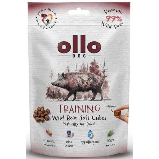 Ollo Przysmaki Training Wild Boar Soft Cubes dla psa op. 80g