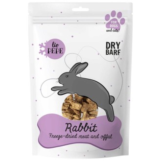 Paka Zwierzaka Lio Pepe Rabbit Przysmaki liofilizowane dla psa i kota op. 60g