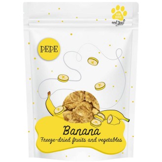 Paka Zwierzaka Lio Pepe Banan Przysmaki liofilizowane dla psa op. 30g