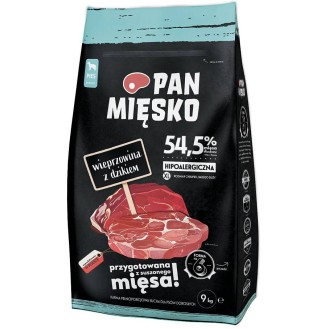 Pan Mięsko Wieprzowina z dzikiem Extra Large Sucha Karma dla psa op. 9kg