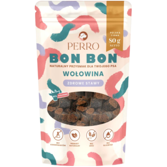 Perro BON BON Wołowina zdrowe stawy Przysmaki dla psa op. 80g