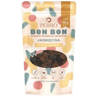 Perro BON BON Jagnięcina Wsparcie odporności Przysmaki dla psa op. 80g