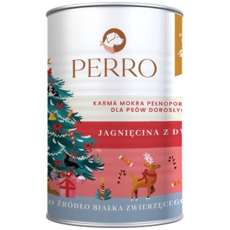 Perro Christmas Adult Jagnięcina z dynią Mokra Karma dla psa op. 400g