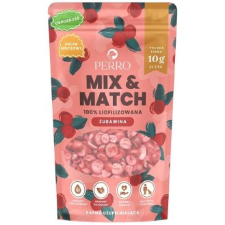 Perro Mix&Match Żurawina Przysmaki liofilizowane dla psa op. 10g
