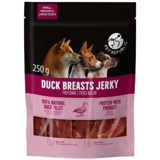 Pet Republic Przysmak Duck Breasts Jerky dla psa op. 250g
