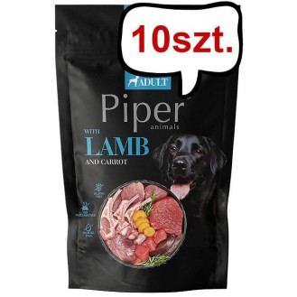 Piper Animals Adult Jagnięcina z marchewką Mokra karma dla psa op. 500g Pakiet 10szt.
